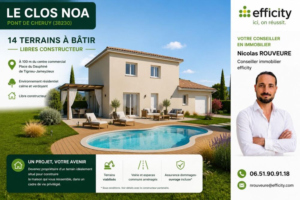 Vente Terrain Terrain Pont de cheruy