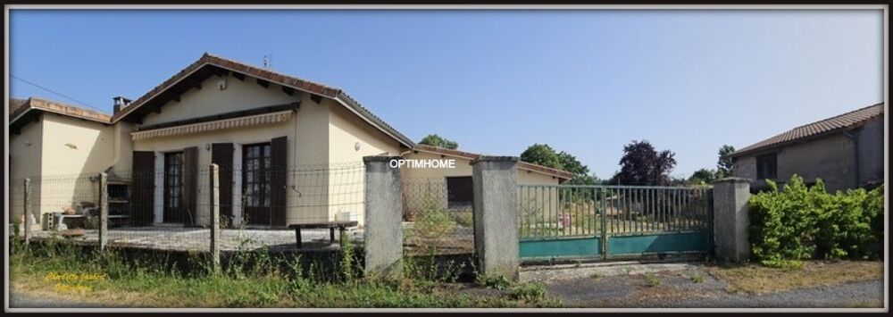 Maison à vendre 5 pièces Proche de BROSSAC (16)