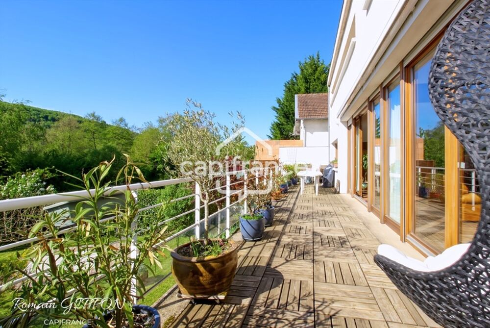 Vente Villa Maison d'architecte 7 pièces 220m2 - vue et accès Moselle via ponton privatif - LIVERDUN (54) Liverdun