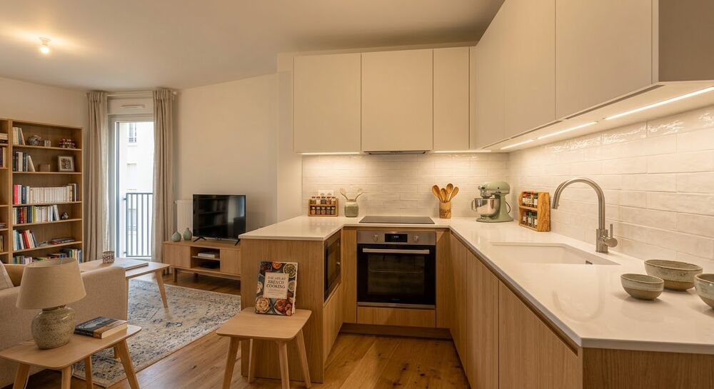 Vente Appartement - T3 avec BALCON ORIENTE SUD, PARKING, PROCHE MÉTRO 13  - Clichy