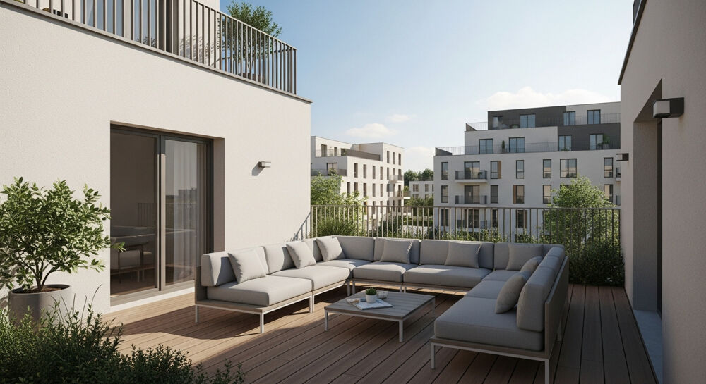 Vente Appartement Votre mensualité de crédit au prix de votre loyer. 2 PIÈCES de 45m² + UNE TERRASSE + PARKING - SARAN Saran