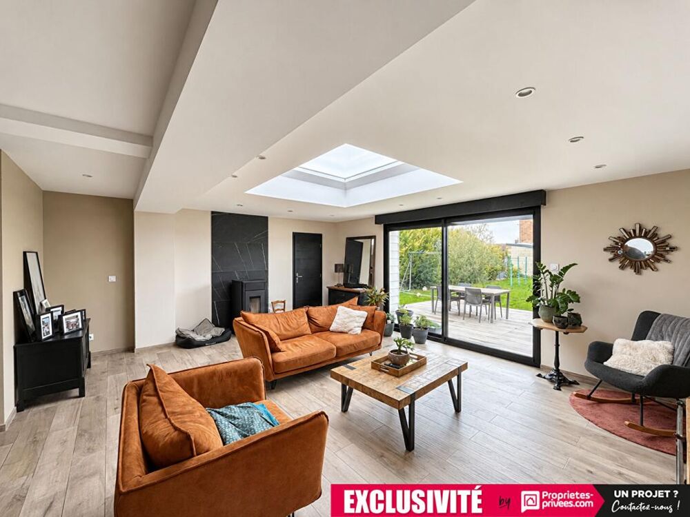 Vente Maison Semi Individuelle - 5 chambres - cave - jardin - garage -130 m2 Perenchies