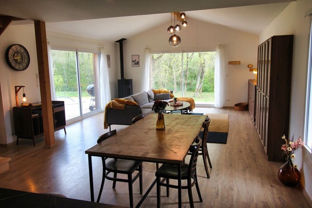 Vente Maison Maison bois 120 m² sur terrain de 2800 m² – Aillas (33124) Aillas