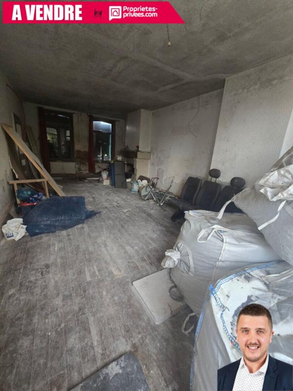 Appartement Hirson RDC + garage + jardin