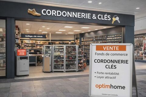 Fonds de commerce de cordonnerie � Centre commercial � Emplacement N&deg;1 � Forte rentabilit&eacute; - Savenay (44) 128400 44260 Savenay