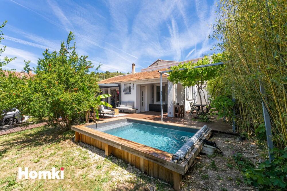 Maison/Villa T4 de 99m² avec piscine et T2 de 36m² à Plan-de-Cuques 13380