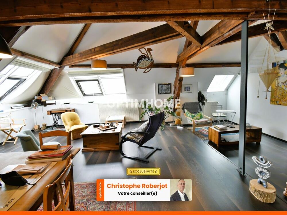 Rare à Chalon - Lumineux Appartement Atypique de 143m2 avec une magnifique pièce de vie et 4/5 chambres