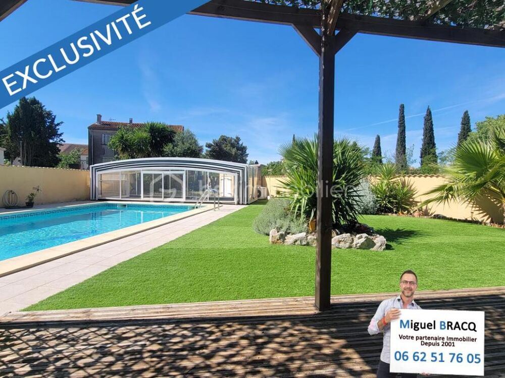 Vente Villa En exclusivité - Belle villa Languedocienne de 135 m² en plain pied sur 1000 m² de terrain à Poilhes 34310 Poilhes