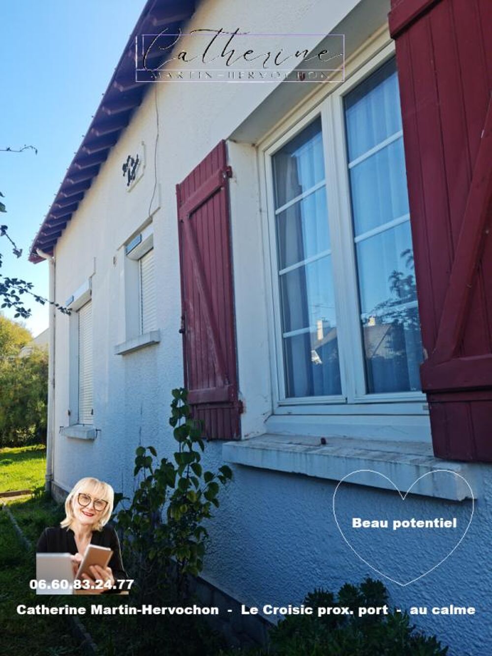 Maison de 145 m² hab / 153 m² au sol à rénover sur parcelle de 388 m² avec garage