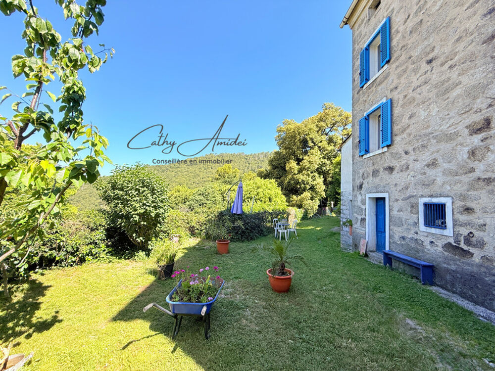 Vente Maison GUAGNO (Corse) : A vendre, maison en pierres avec dépendance, jardin, vue dégagée Guagno