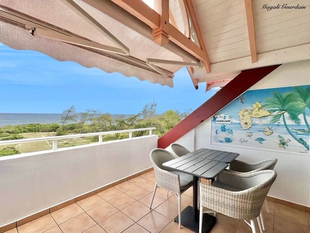 Vente Appartement A VENDRE - VUE MER A COUPER LE SOUFFLE – MAGNIFIQUE T3 EN PREMIERE LIGNE - SAINTE ANNE Sainte anne