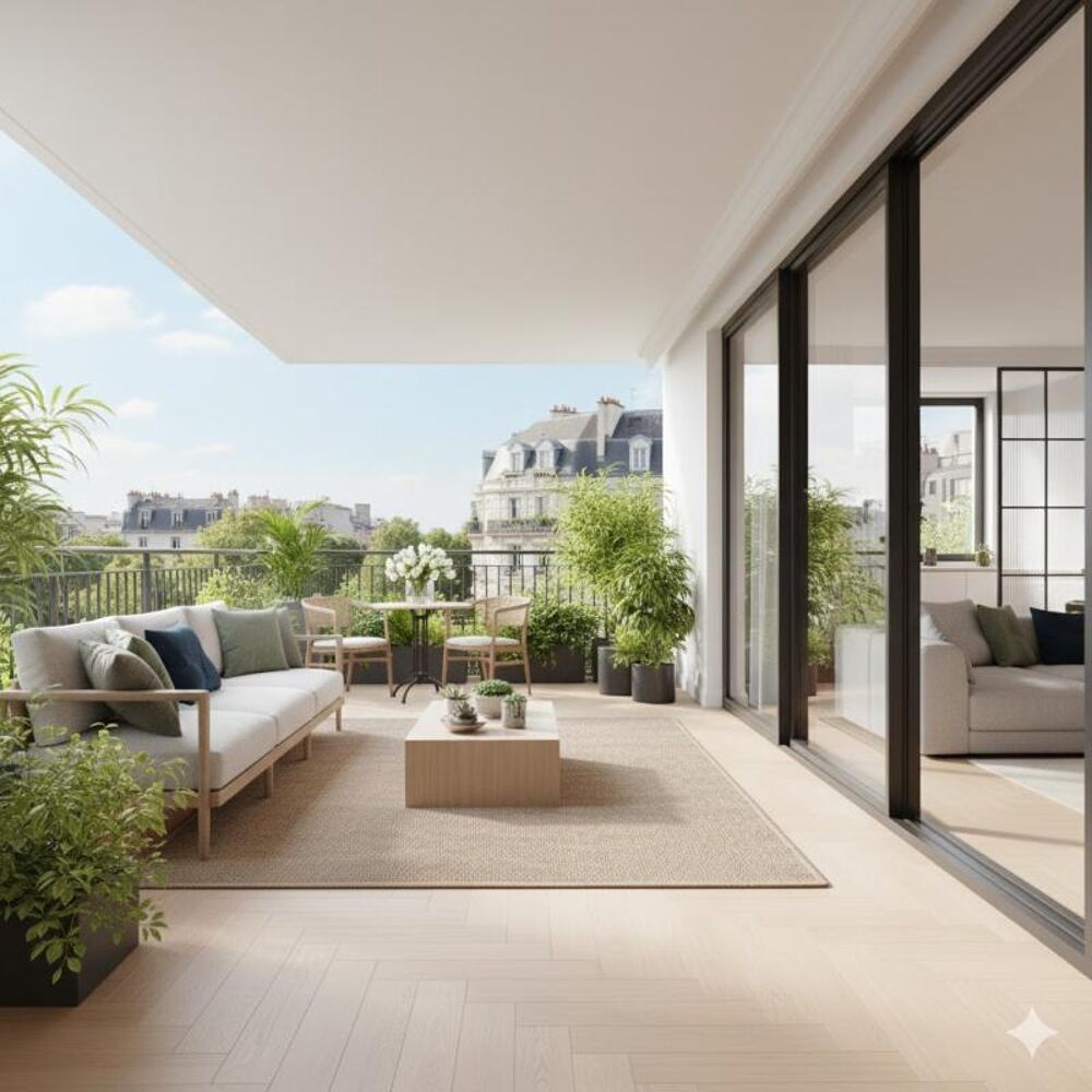 Superbe 3 pièces avec double balcon dans une résidence de standing