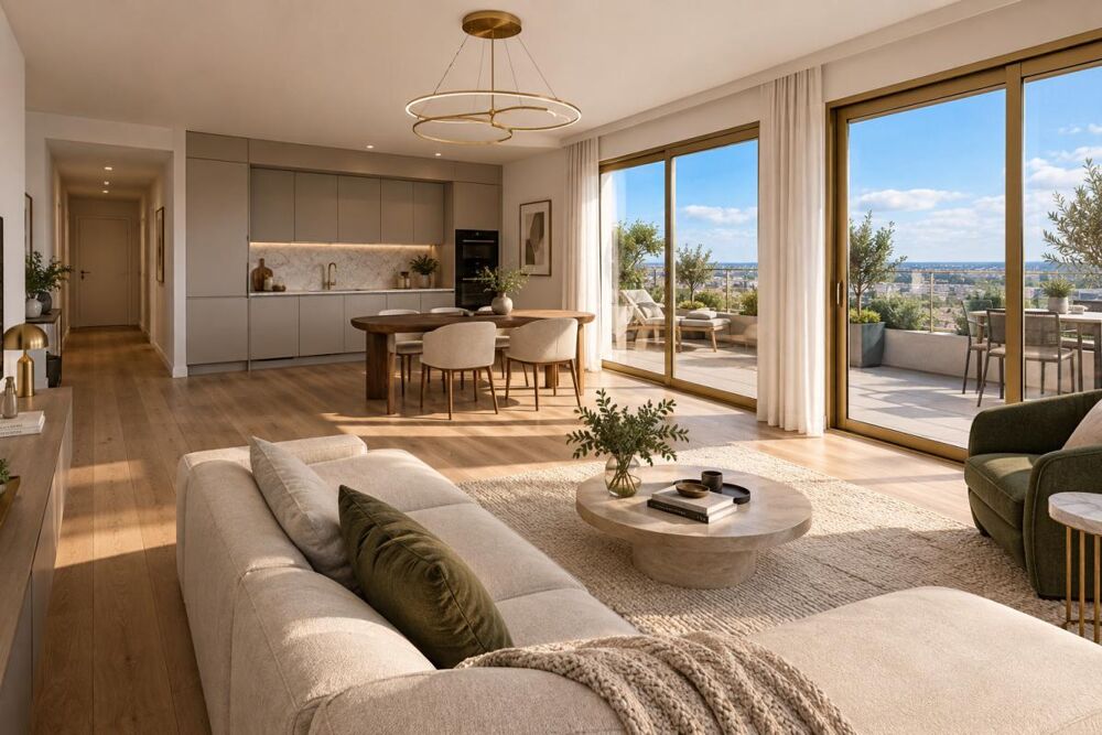 Incroyable appartement T2bis en dernier étage avec vue