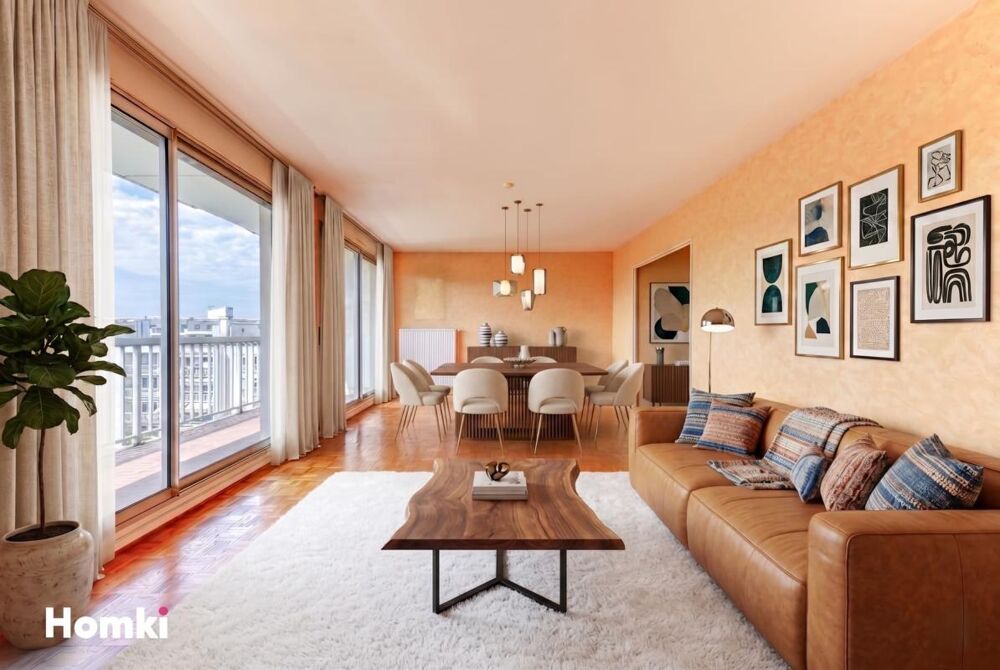 Vente Appartement À VENDRE – Superbe T4 de 82 m² avec terrasse et vue parc – Lyon 8ème (Rue Saint-Maurice) Lyon 8