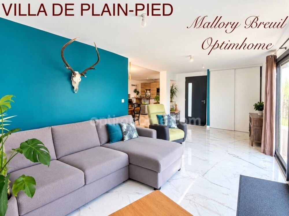 Vente Maison Villa moderne 98m2 de plain-pied avec piscine et jardin à MONTAGNAC (34) Montagnac