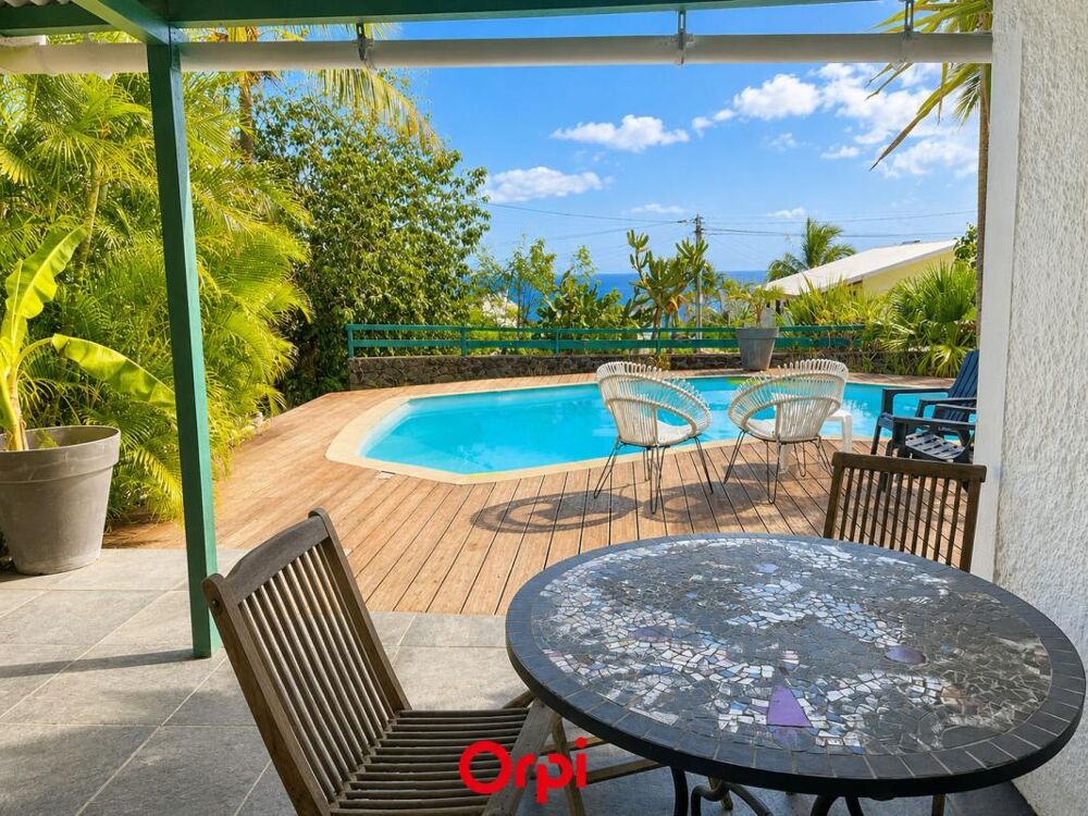 ORPI SAINT LEU - Superbe Villa Vue Mer à la Pointe des Châteaux