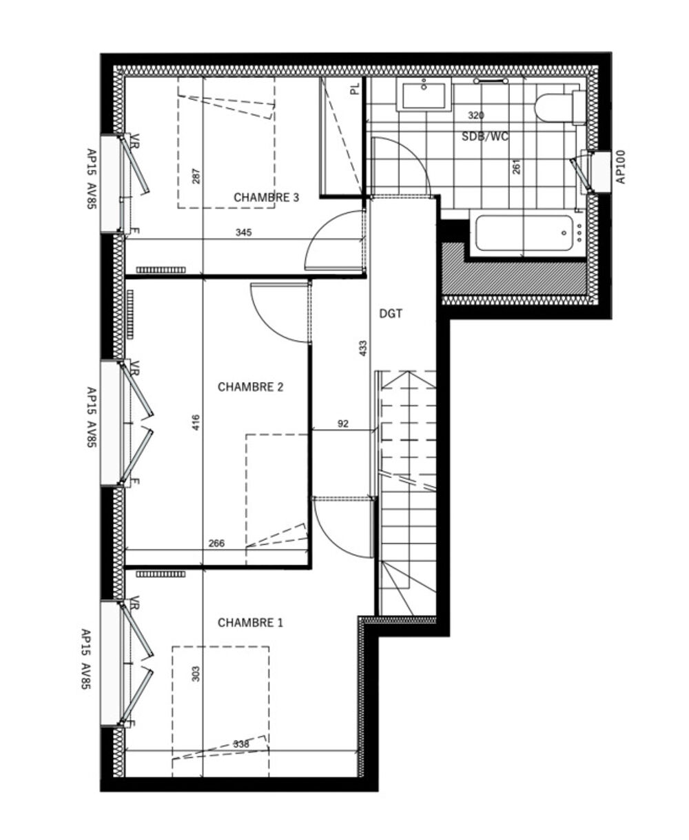 Vente Appartement COLOMBES  Beau duplex 4 pices  91,5 m - TERRASSE - PARKING Colombes