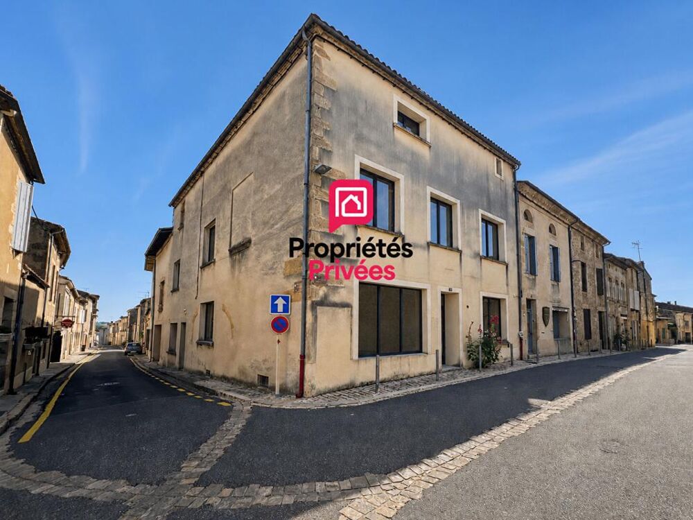 Vente Maison Immeuble en pierre avec garage, cour privative et fort potentiel d'aménagement Langon