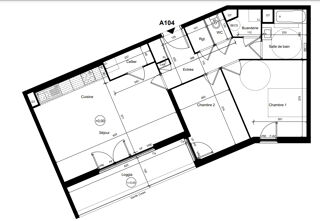  Appartement à vendre 3 pièces 70 m²