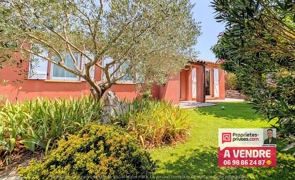 Vente Maison RARE VILLA DE PLAIN-PIED avec piscine et garage à 15 mn de Mandelieu ! Montauroux