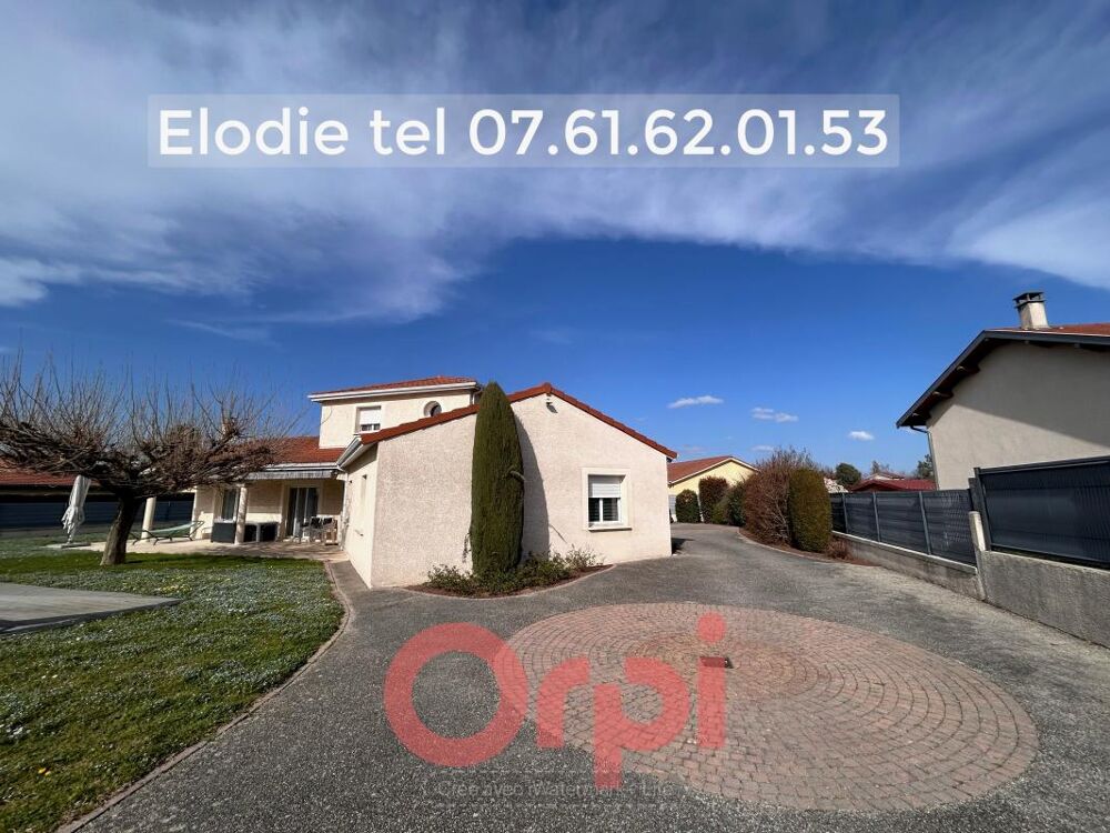 Vente Villa Maison 4 ch avec piscine sur 1500 m2 Beaurepaire
