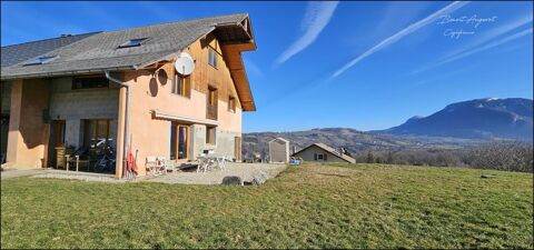 Dpt Haute Savoie (74), à vendre LES OLLIERES maison Mitoyenne 5P de 156 m²  au calme avec terrain de 2 860,00 m² 590000 Les Ollires (74370)