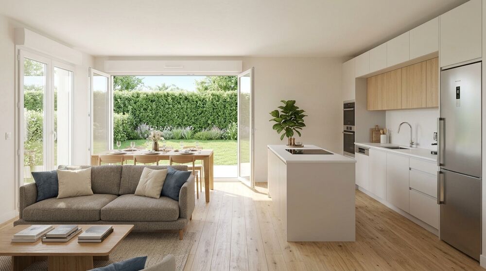 Vente Appartement ANDRÉSY – T3 NEUF AVEC GRAND JARDIN PRIVATIF A DEUX PAS DE LA GARE Andresy