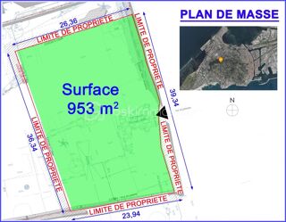  Terrain � vendre 953 m�