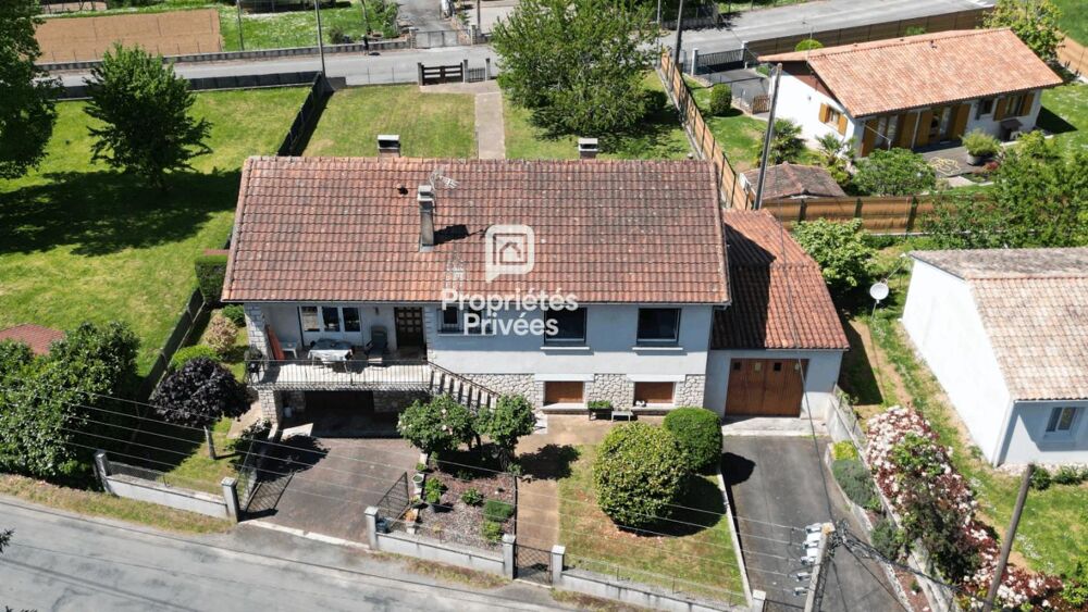 NONTRON : Maison saine (DPE D), 100 m² habitables + Garage XXL de 41 m² !