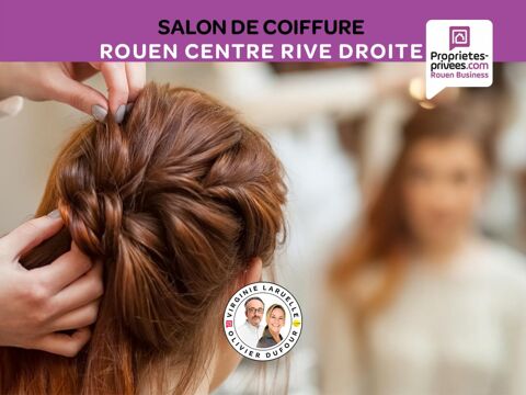Rouen centre rive droite - Superbe salon de coiffure mixte avec logement 55000 76000 Rouen