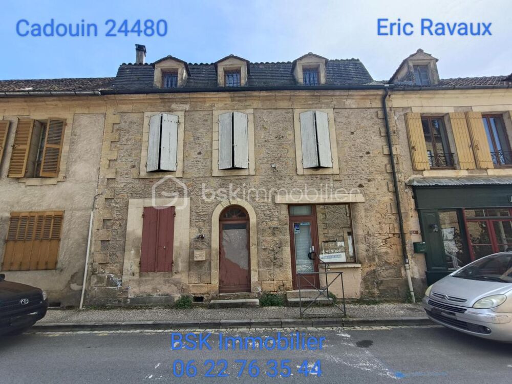 Grande Maison de Ville de 133 m2 avec Commerce de 160 m2 et Double Garage de 50 m2 à Cadouin - Le Buisson de Cadouin
