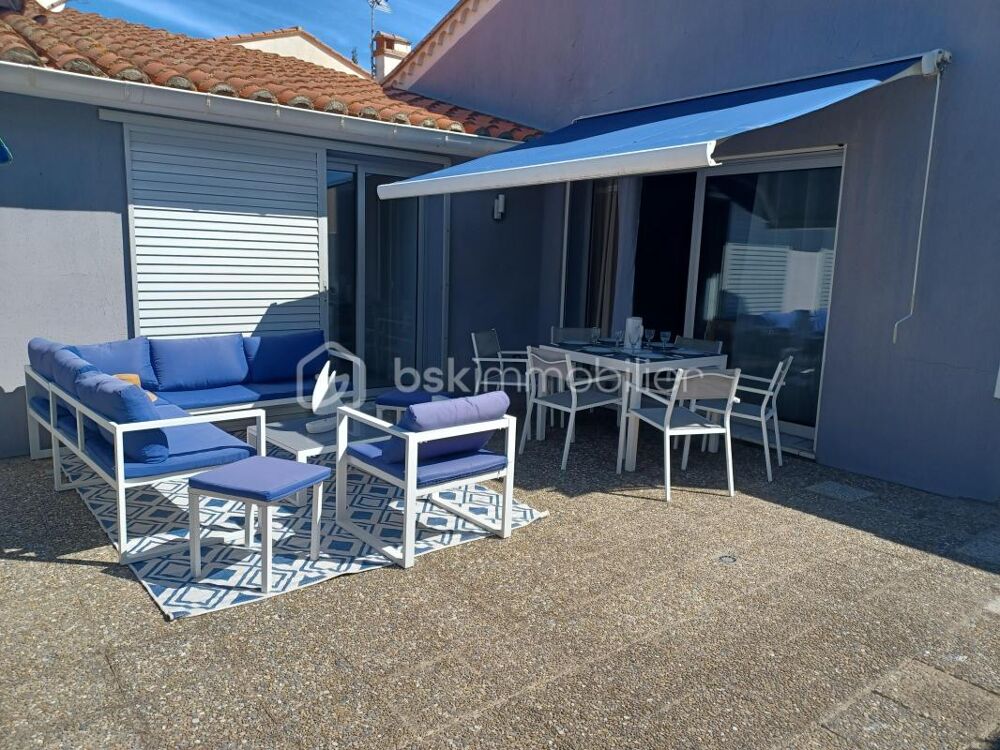 A VENDRE MAISON CANETOISE QUATRE FACES DE 126M² A CANET EN ROUSSILLON - COTE PLAGE - PISCINE - CLIMATISATION REVERSIBLE - DEUX S