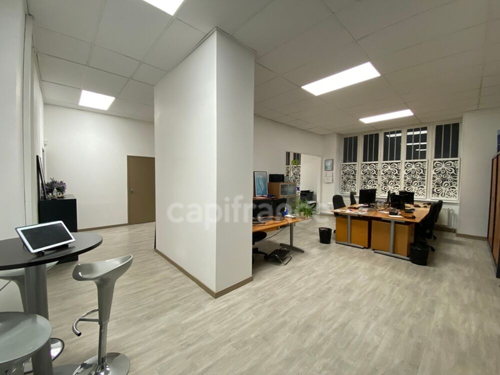   Local/bureau à louer ROUBAIX (59) Quartier:gare, centre-ville 114,85m2 , 2 parkings, zone franche Roubaix