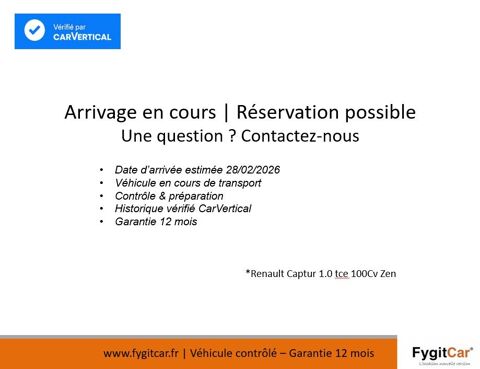 Renault Captur 1.0 TCe 100Cv Zen / 5CV 2020 occasion Malroy 57640