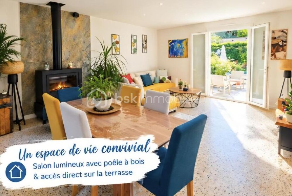 Vente Maison A VIDAUBAN ( VAR) - MAISON 115 M² - STUDIO - GARAGE - PISCINE- PANNEAUX SOLAIRES Vidauban