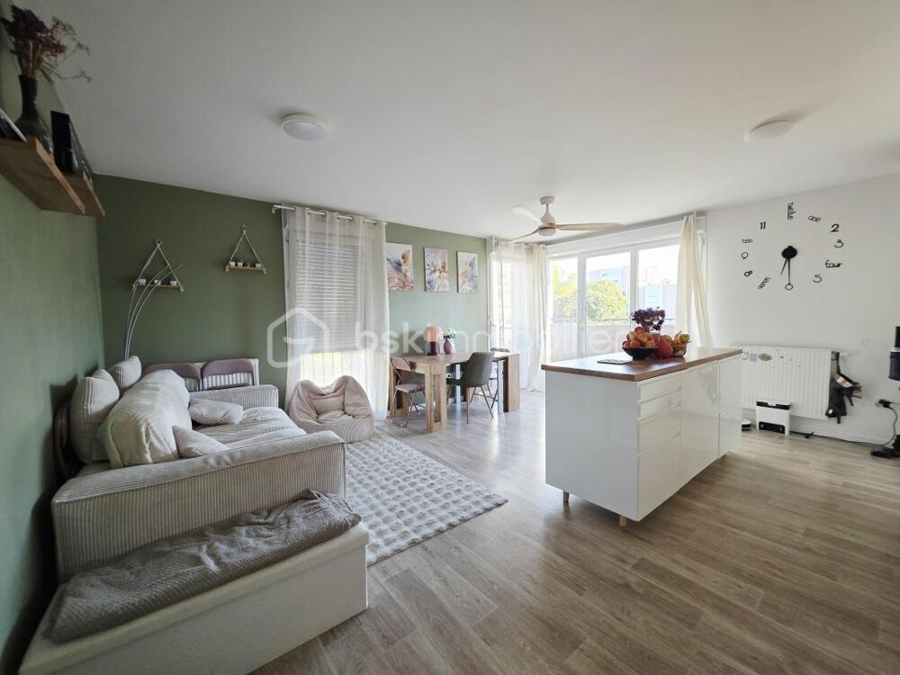 Vente Appartement Lumineux 4 pièces de 74 m² avec balcon plein sud et 2 places de parking Meaux