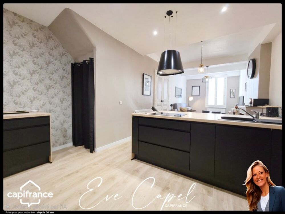 Maison à vendre 4 pièces PEZENAS (34), Coeur Historique proche place de la République - Entièrement rénovée + Garage en location