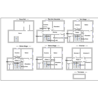  Immeuble � vendre 15 + pi�ces 225 m�