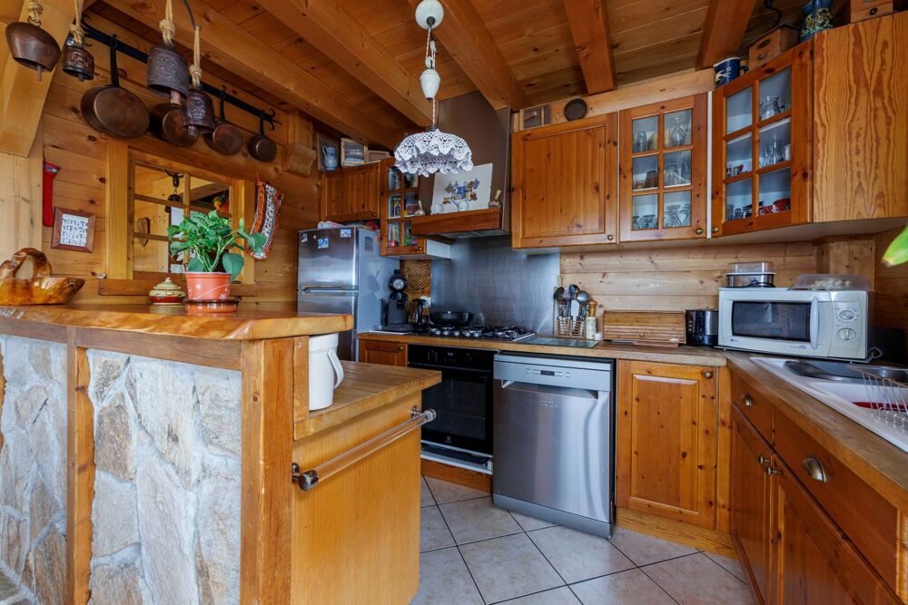 Chalet à vendre en viager occupé - Vue panoramique - MANIGOD (74)