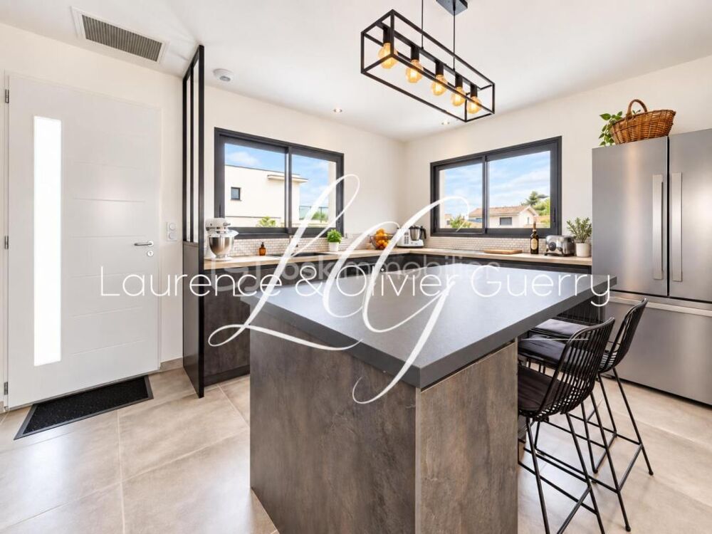 Vente Villa Montarnaud – Villa plain-pied 2022 – 115 m² – 3 chambres – Garage – 540 m² de terrain Montarnaud