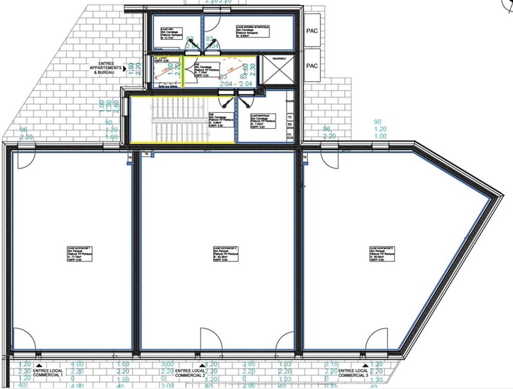   ''LES BUREAUX ET LOGEMENTS DE FERDINAND'' BRIANCON  CENTRE VILLE LOCAL COMMERCIAL 1 