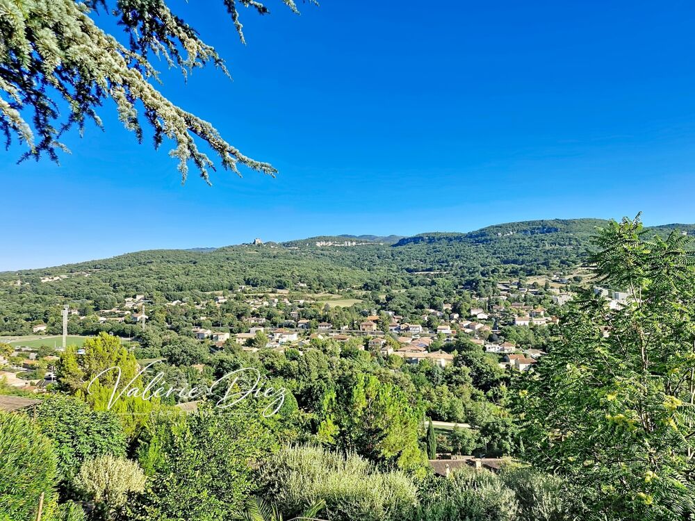 VENTE À TERME OCCUPÉE  Maison individuelle avec vue panoramique sur le Luberon  Apt