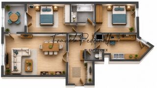  Appartement à vendre 3 pièces 76 m²