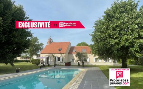   Exclusivit�- Long�re avec beaucoup de cachet avec piscine et parc arbor� de 5585 m� proche Loire � Germigny Des Pr�s Maison - 5 pi�ce(s) - 231 m�