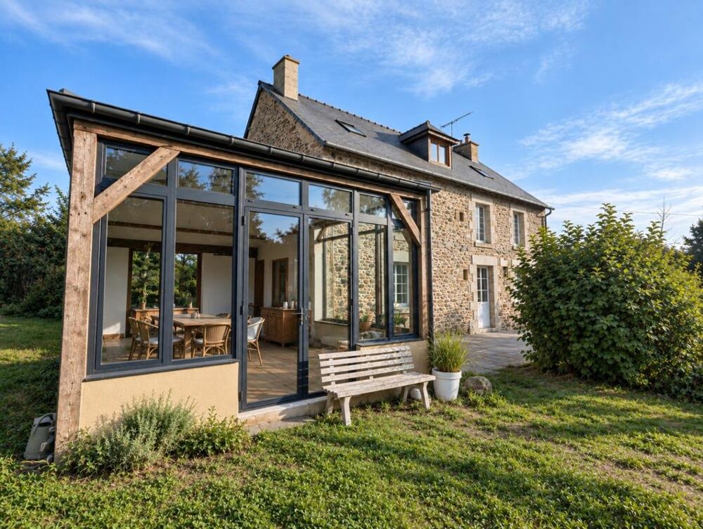 Vente Maison LONGÈRE EN PIERRE RÉNOVÉE AVEC VÉRANDA DE 30 M² – SAINT-GUINOUX Saint guinoux