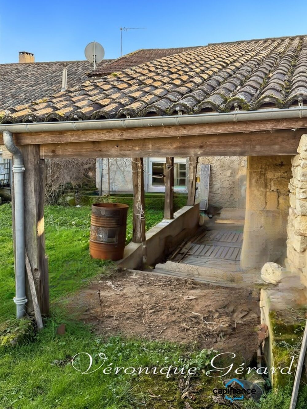 Vente Maison Maison en pierre de 150 M²  avec travaux à SAINT VIVIEN DE MONSEGUR Saint vivien de monsegur