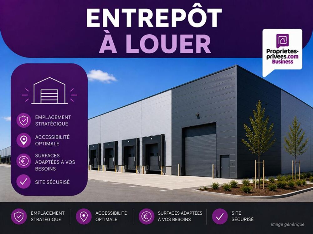   À LOUER, MARLY -  LOCAL D'ACTIVITÉ / ENTREPÔT AVEC BUREAUX - 1 200 m² 