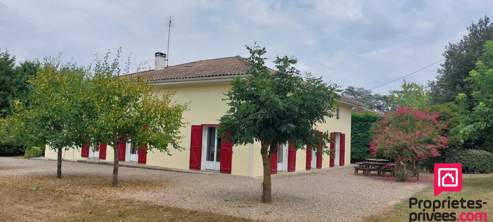 Ensemble immobilier Grateloup Saint Gayrand : Maison 8 pièce(s) 303 m2 + Appartement T2 indépendant+ Dépendances