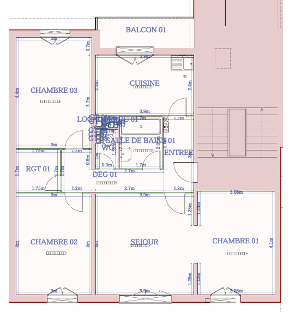 Location Appartement 39000018 - Appartement - F4 - Orbey (68370) Orbey