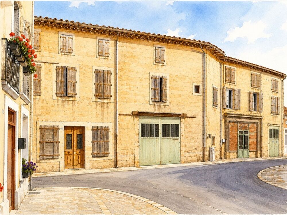 OLONZAC CENTRE  ANCIENNE ÉPICERIE DE GROS DU VILLAGE